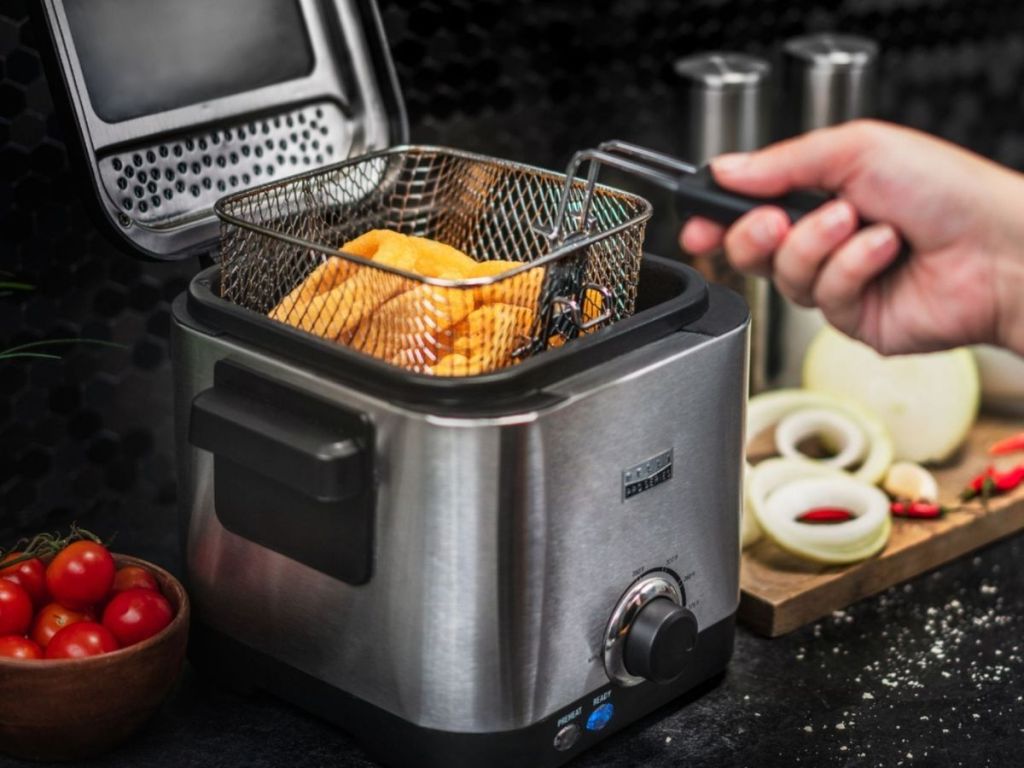 Bella Pro stainless steel deep fryer