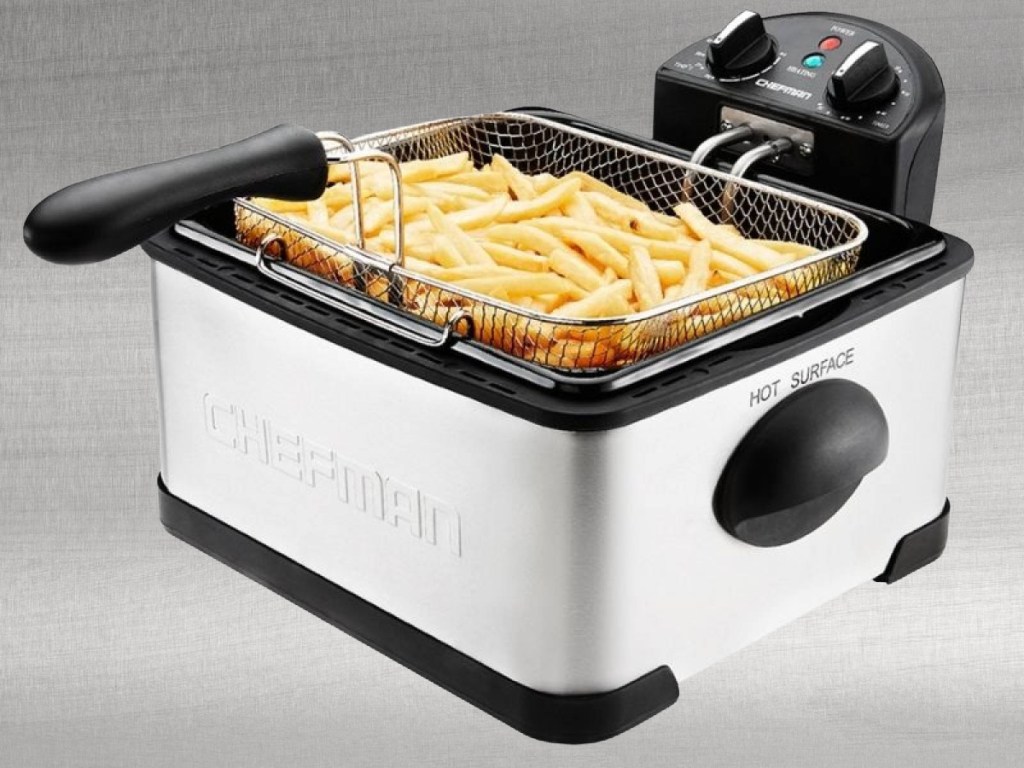 Chefman stainless steel deep fryer