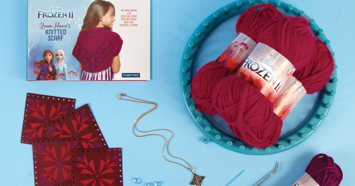 Disney Frozen 2 Queen Iduna's Knitted Shawl Kit