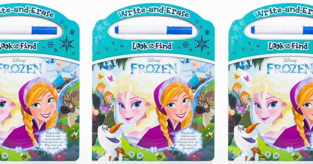 Disney Frozen Write and Erase Book