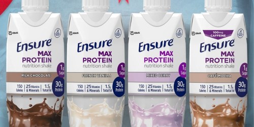 Ensure Max Protein Nutrition Shake 12-Count Just $16.52 Shipped on Amazon (Regularly $30)