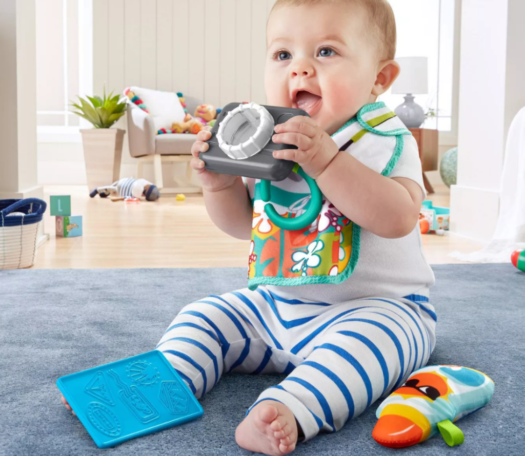 baby with toys