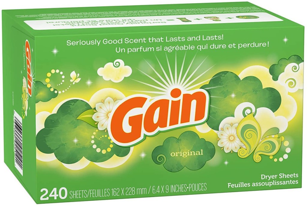 gain fabric softener sheets