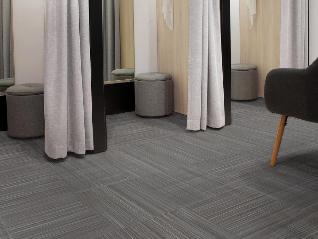 vinyl flooring in dressing room