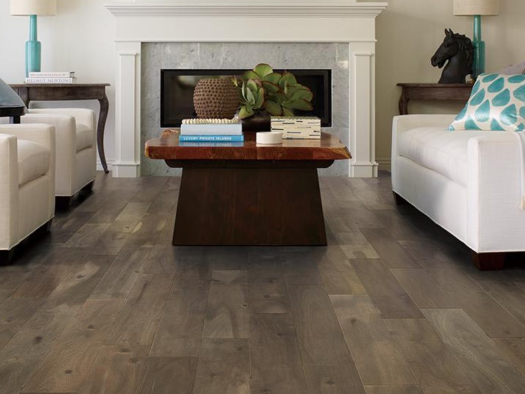 brown hawrdwood flooring