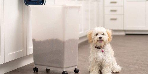 IRIS 47-Quart Airtight Pet Food Container Only $14.68 on Amazon (Regularly $25)