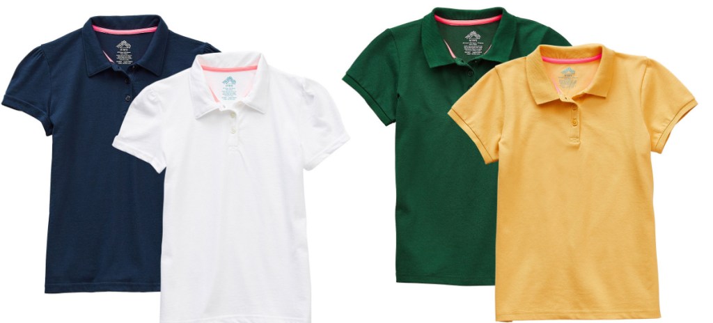 colorful polo shirts