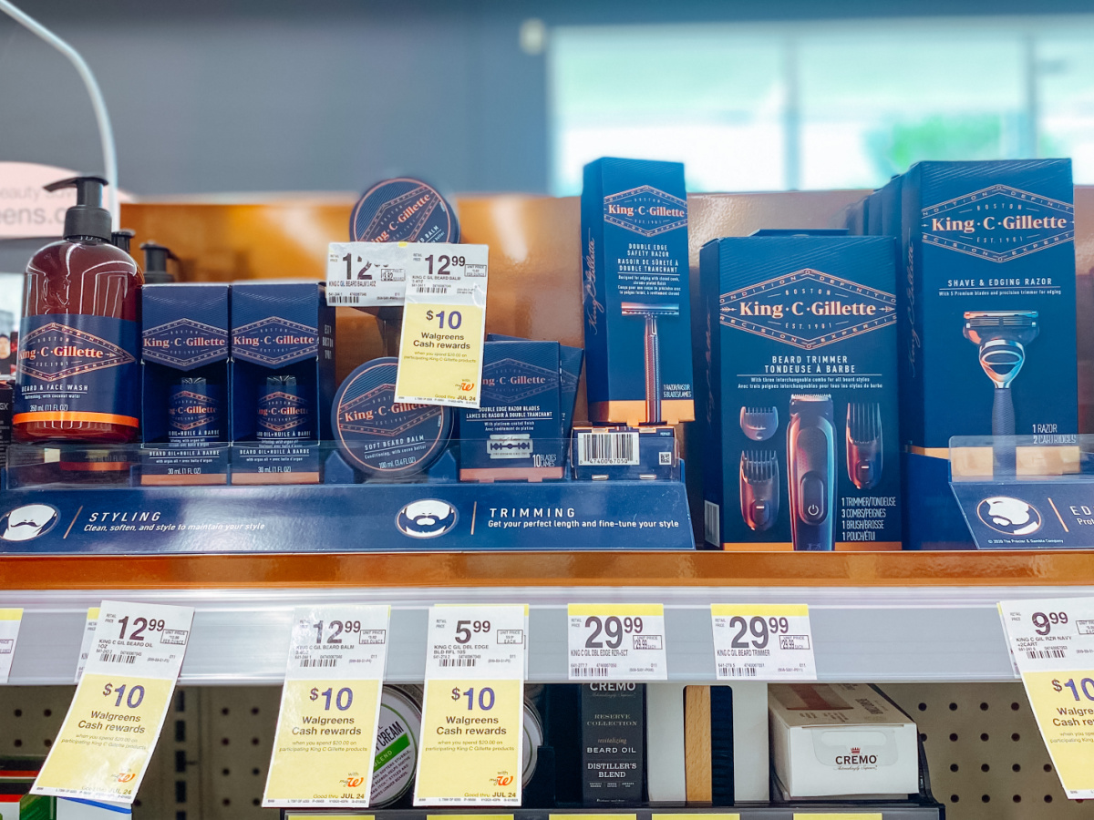 king C gillette products