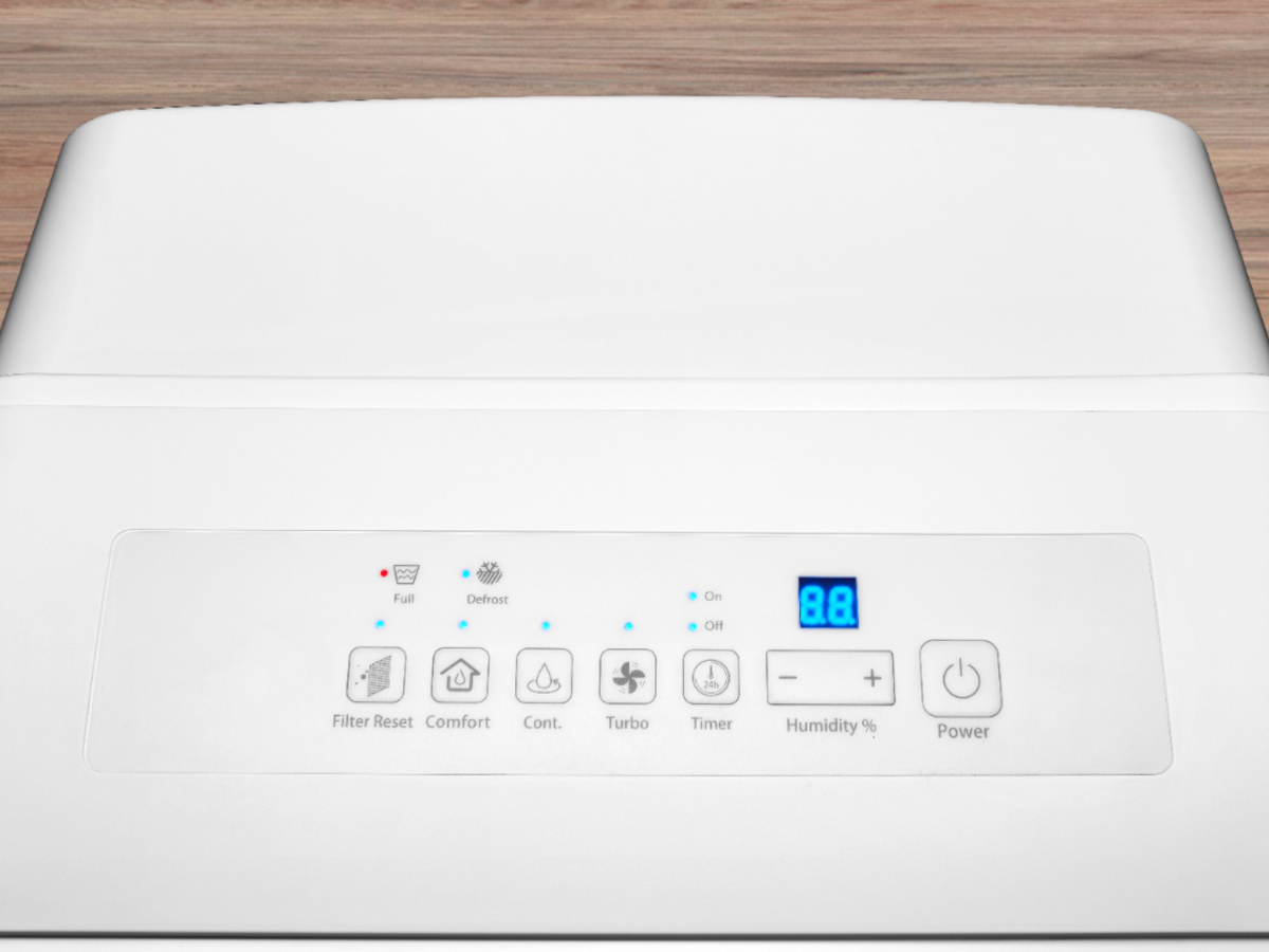 LED screen for dehumidifier