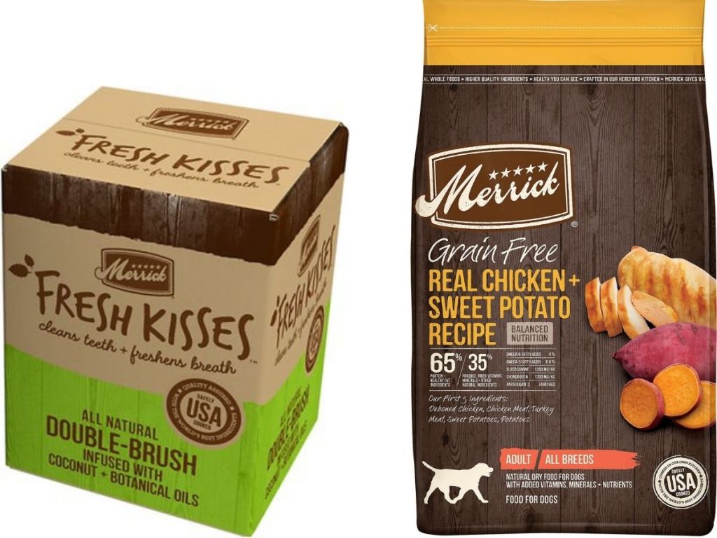 Merrick Dog Treats and Dry Dog Food