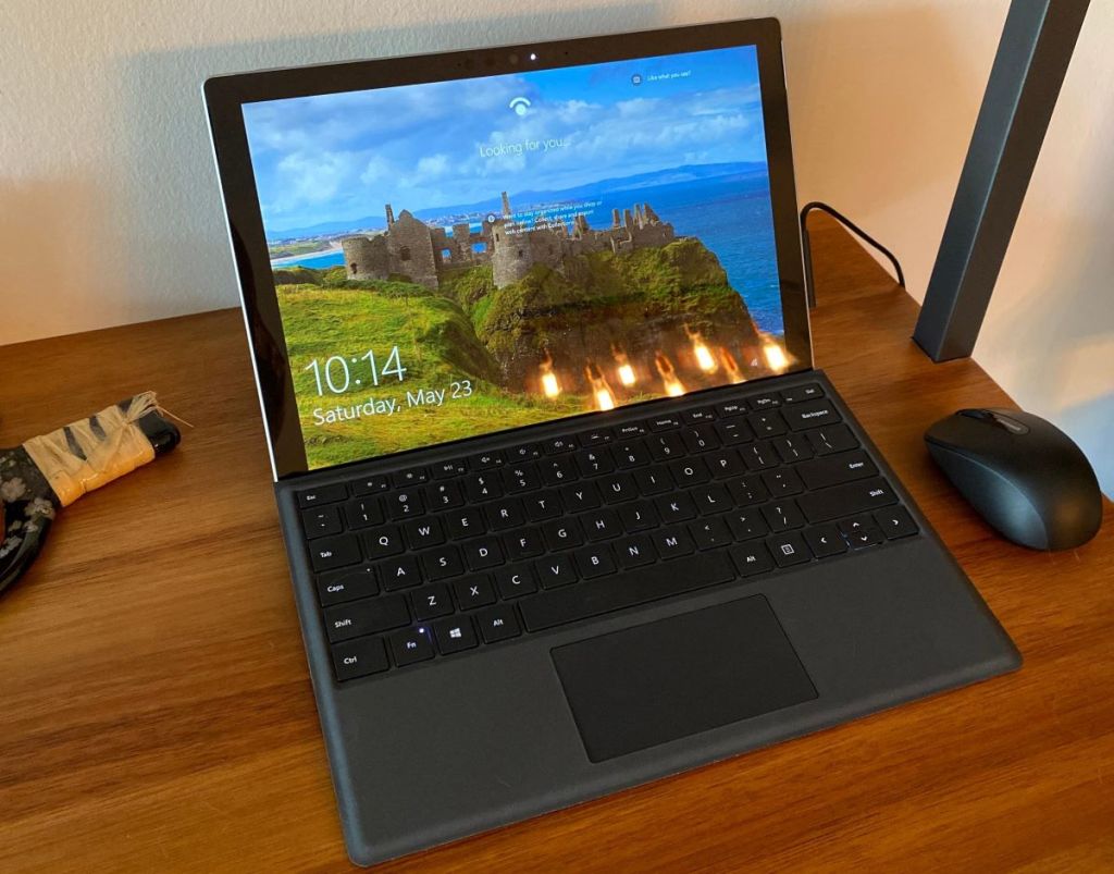 tablet with a keyboard