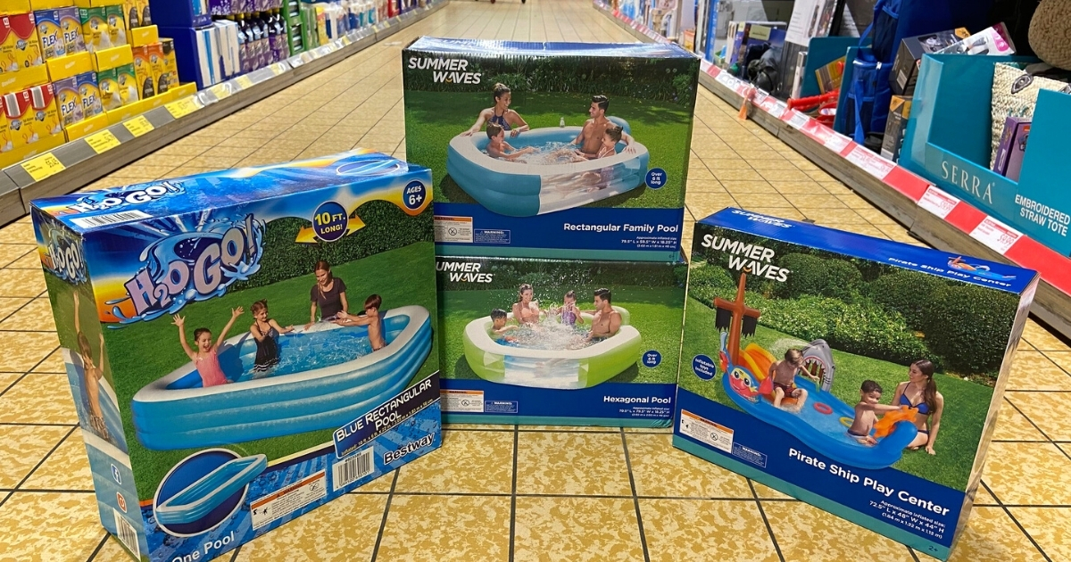 Pools and Water Slides at ALDI