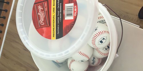 Rawlings Baseballs 24-Count Bucket Just $29.99 Shipped on Amazon (Regularly $50)