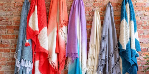 Refinery29 Textured Throw Blankets w/ Tassels from $8 on Amazon