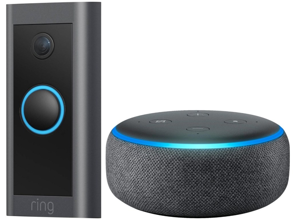 Ring Doorbell and Amazon Echo Dot