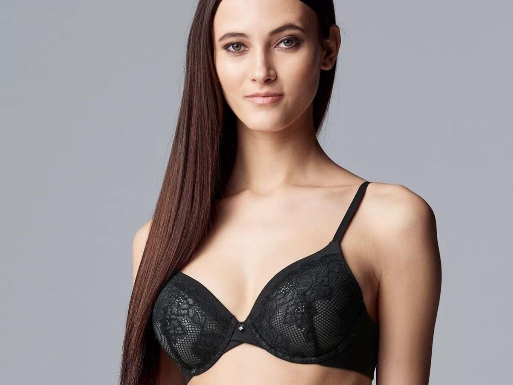 Simply Vera Vera Wang Modern Lace Full Coverage Bra