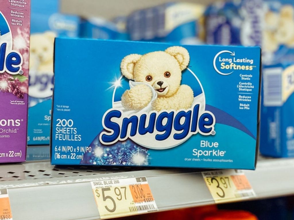 Box of Snuggle Dryer Sheets