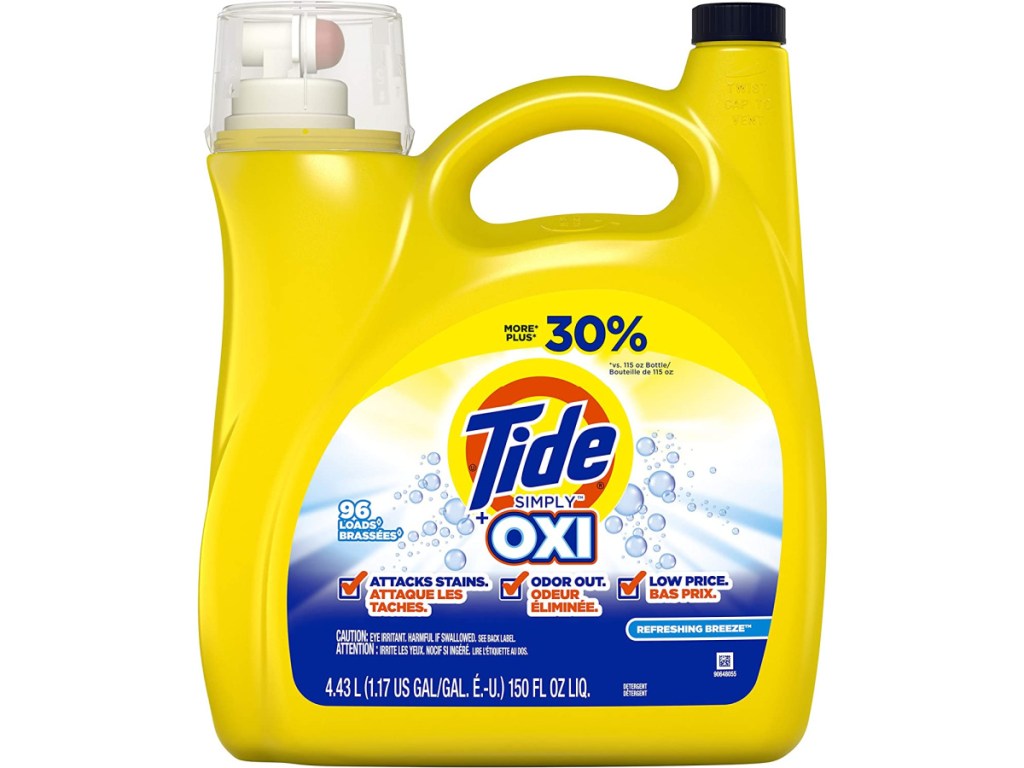 large bottle of laundry detergent