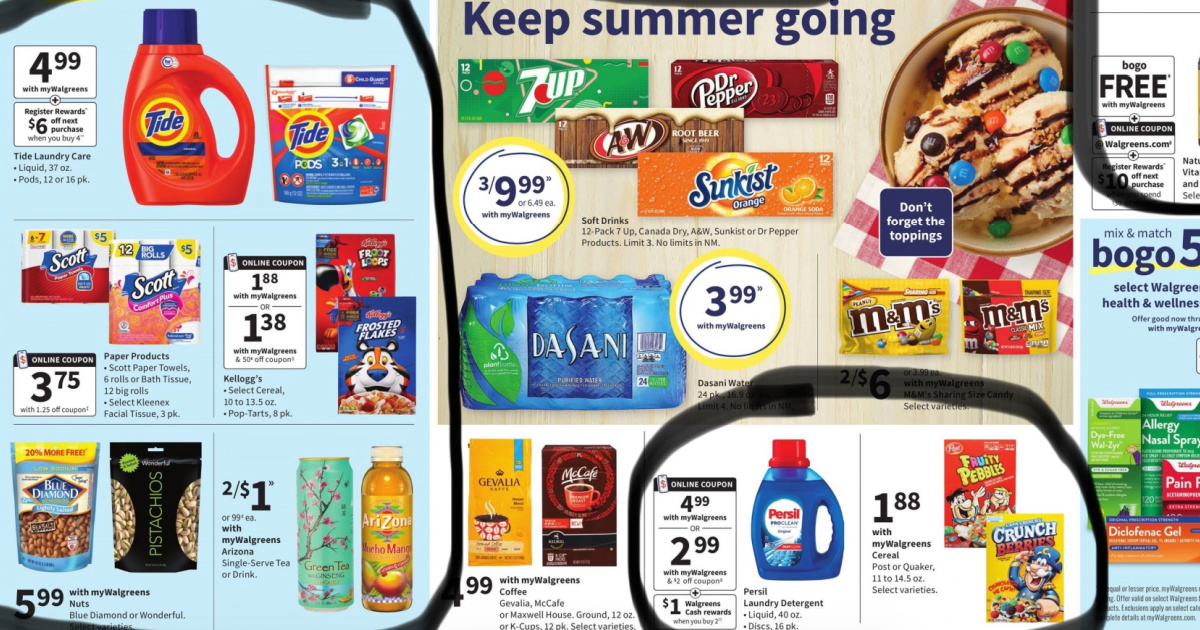 walgreens best deals circled