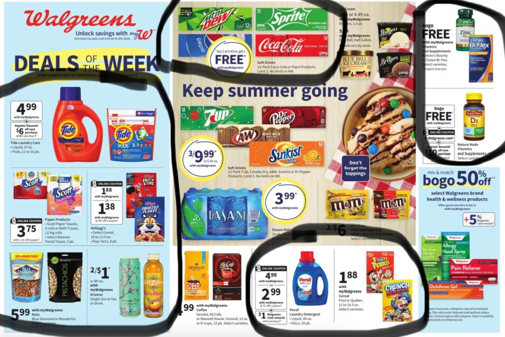 walgreens bext deals circled ad