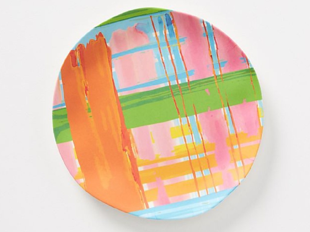 colorful artistic plate