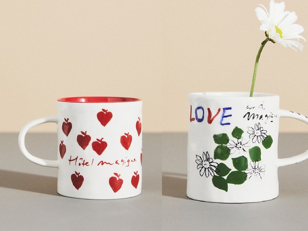 painted mugs