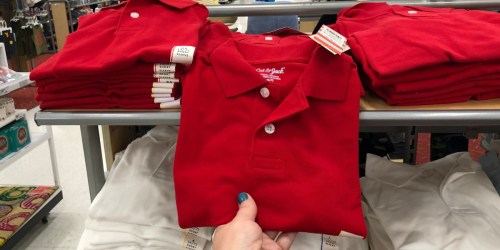 Cat & Jack Uniform Polos from $2.80, Pants from $7 at Target | Backed by 1-Year Guarantee