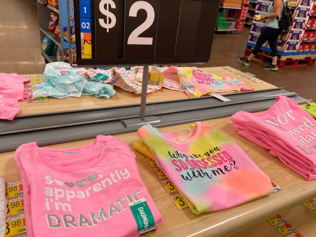 walmart girl tees