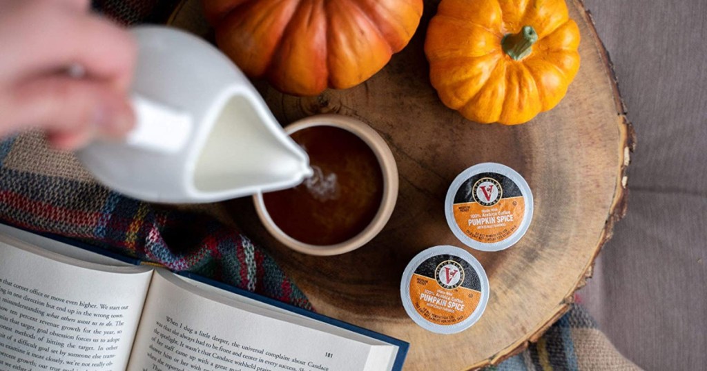 Autumn Fav Kcups with cup of coffee