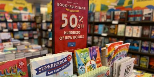 Up to 50% Off Barnes & Noble Books And Movies (No Coupon Needed)