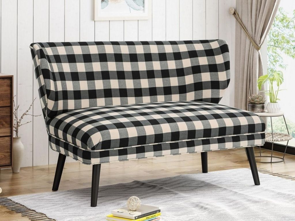 Buffalo Plaid Loveseat