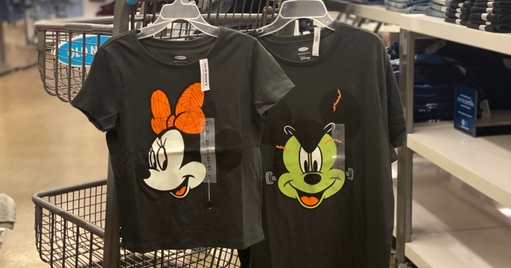 Halloween Disney Old Navy shirts