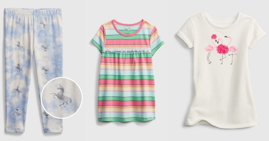 GAP Toddler Girls Leggings, Tee and Dress 1