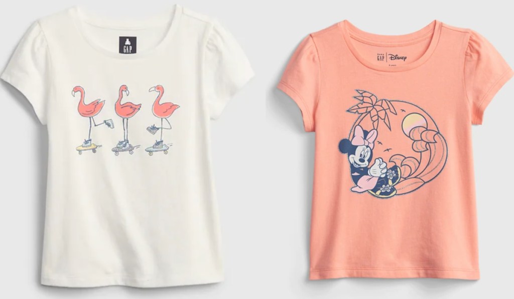 GAp girls graphic tees