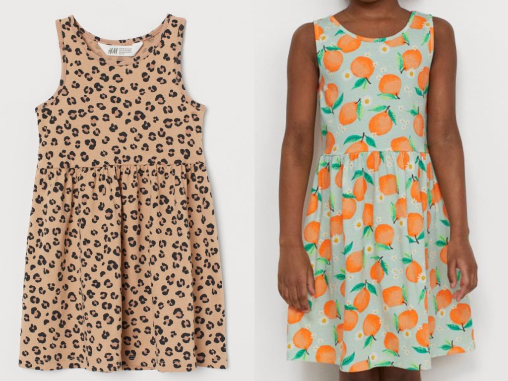 2 h&m girls dresses