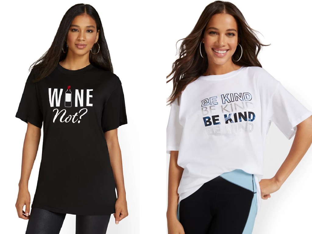 new york company women's graphic tees