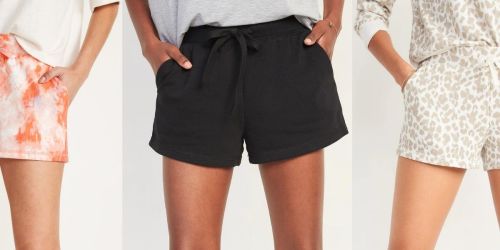 Old Navy Women’s Fleece Shorts from $9.97 (Regularly $20) | Cute & Comfy Styles