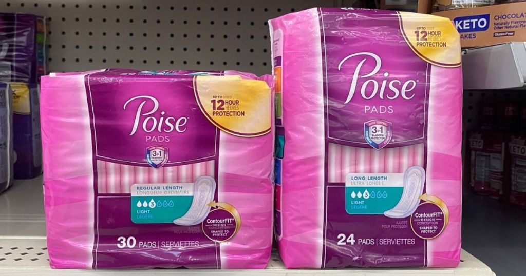 Poise Pads Walmart