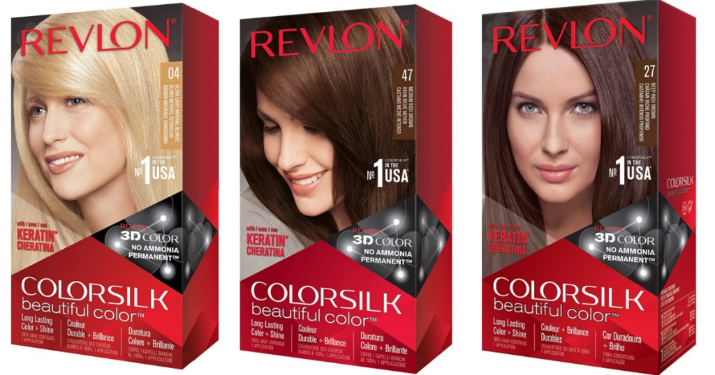 revlon hair dye boxes