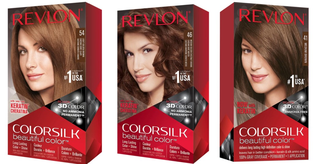 3 boxes of revlon permanent hair dye