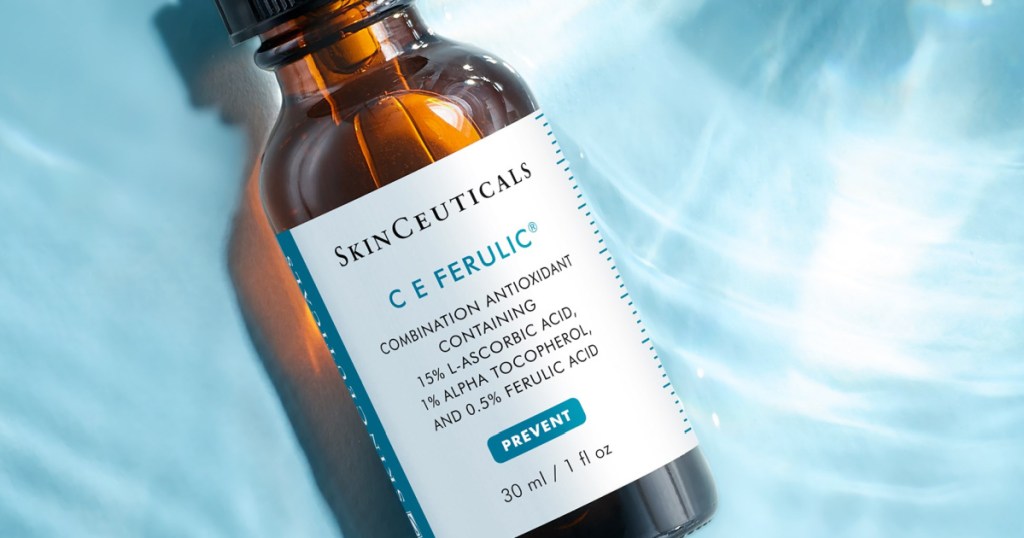 bottle of vitamin c serum