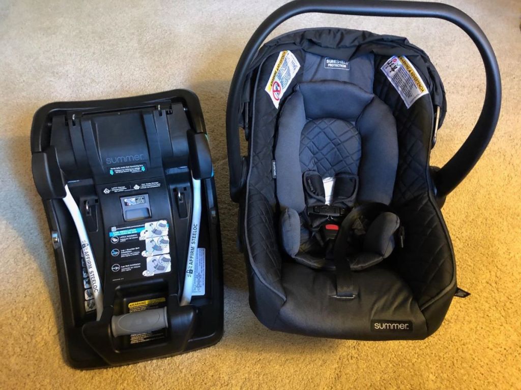 car seat and base