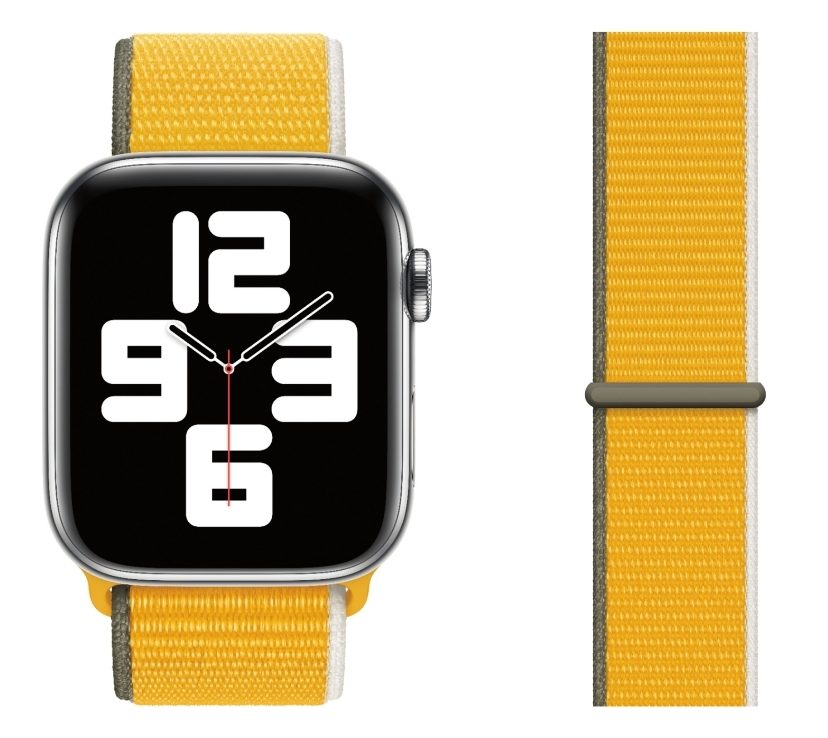 yellow sunflower loop apple watch band