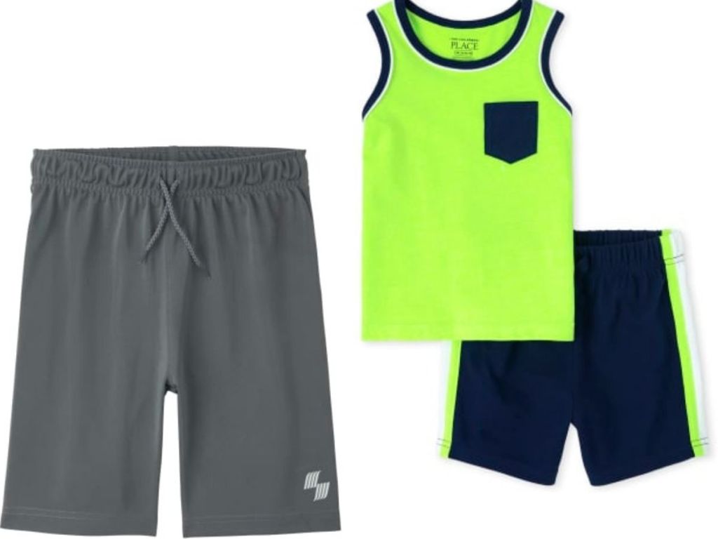 TCP boys clothing athletic shorts and 2-piece clothing set