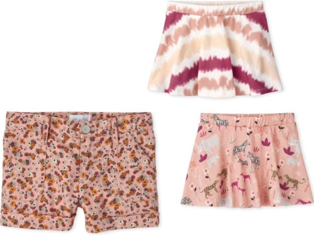 TCP girls clothing shorts and toddler skorts set