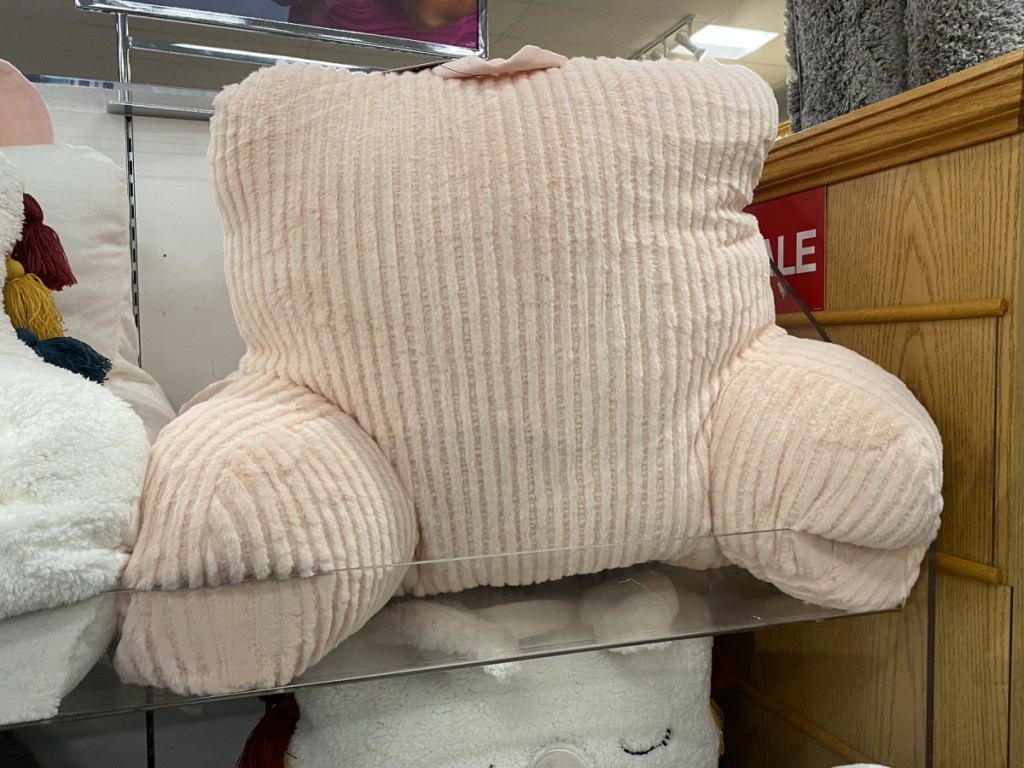 the big one light pink backrest on kohl's store shelf