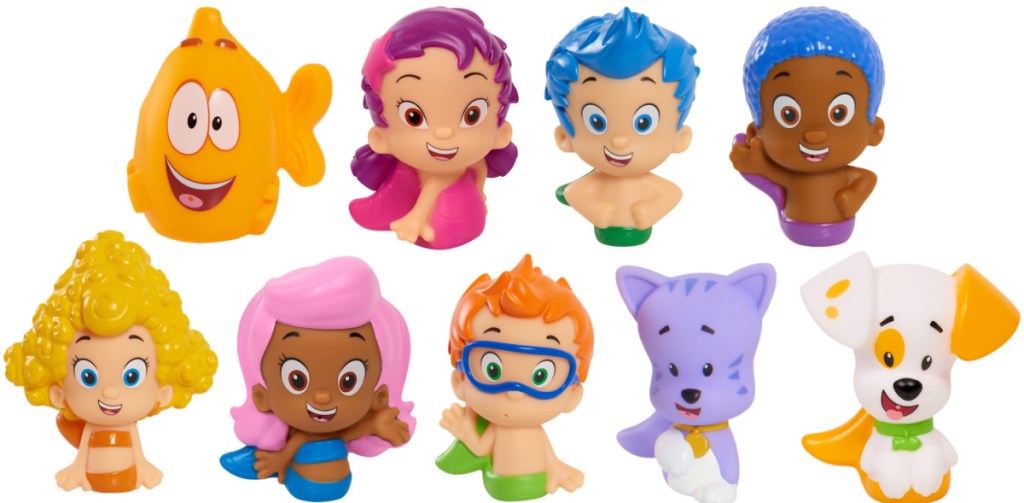 disney bubble guppises bath set 