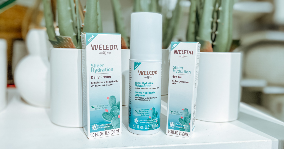 weleda skincare products