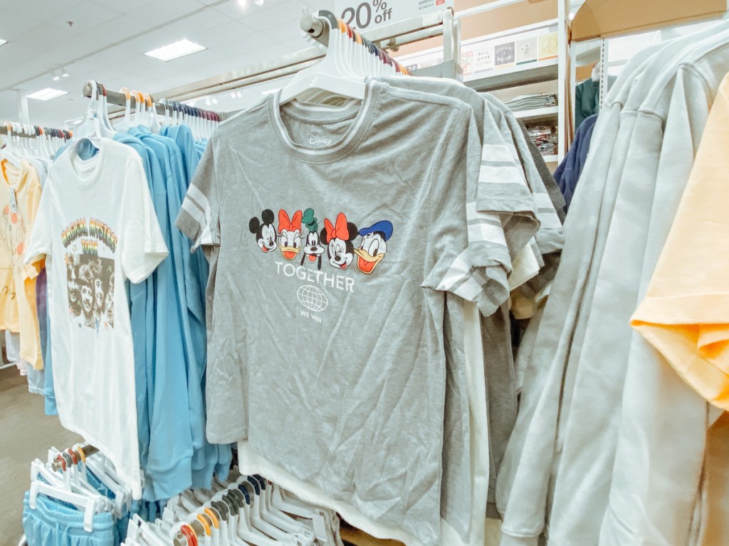 Disney characters graphic tees