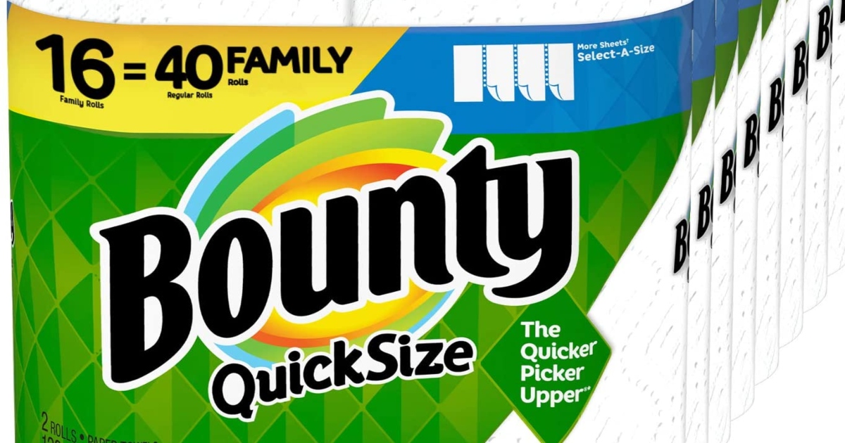 Bounty paper towels package